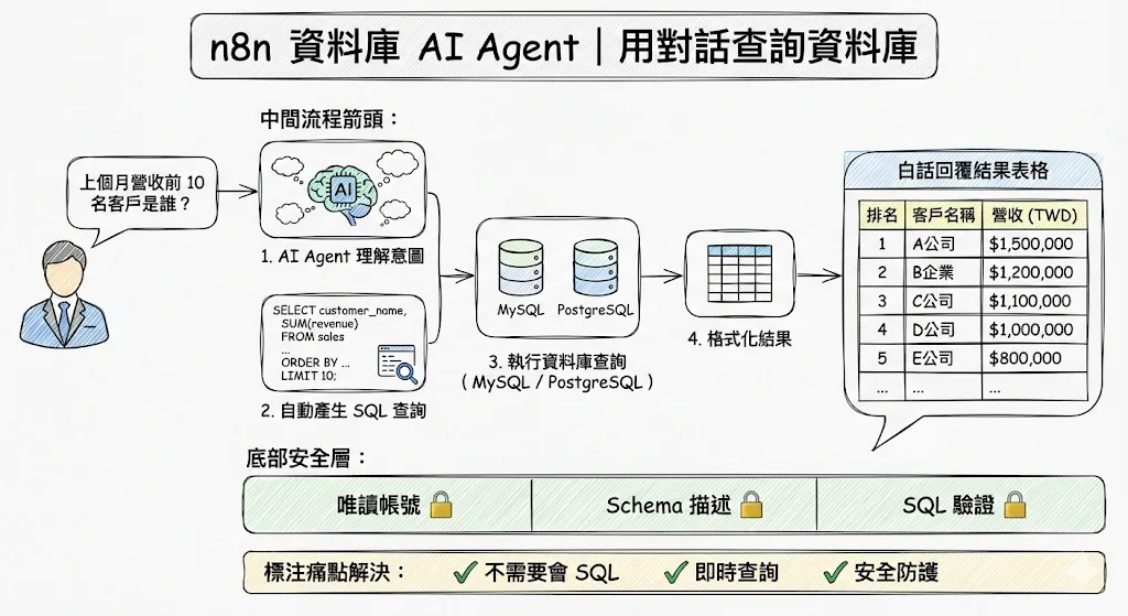 n8n 資料庫 AI Agent