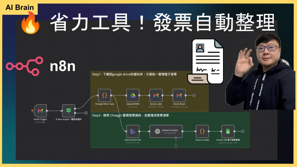 n8n 發票自動化